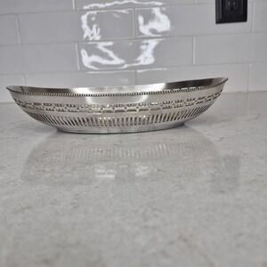 Vintage Gorham Co 0484 Silver Soldered The Lexington  Bread Basket Tray